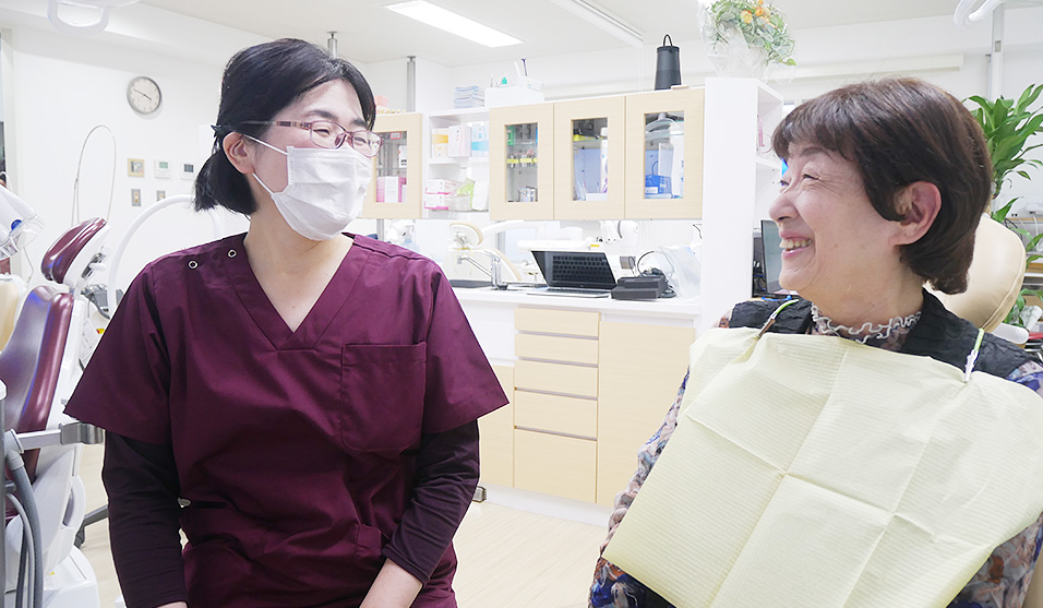 歯周病治療を専門とする歯科医師が在籍
